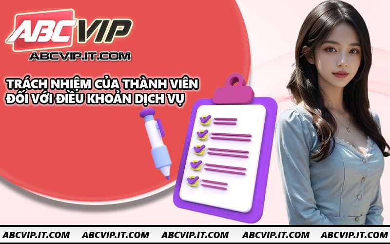 Trách nhiệm của thành viên đối với điều khoản dịch vụ